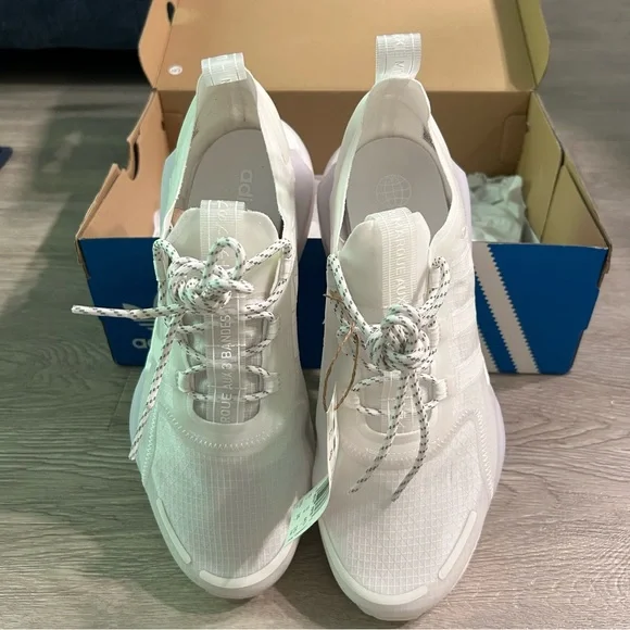 adidas gazelle silver green womens Shop Green Mens adidas NMD V3 Lace Up Sneakers – Shoebacca main image 1